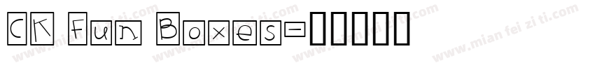 CK Fun Boxes字体转换